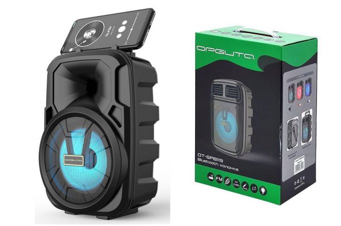 Портативная беспроводная колонка Орбита OT-SPB110 (черный)