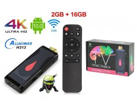 Медиа плеер Орбита OT-DVB30 (2) (Allwinner H313, Android9,0, 2Гб, Flash 16ГБ, Wi-Fi)