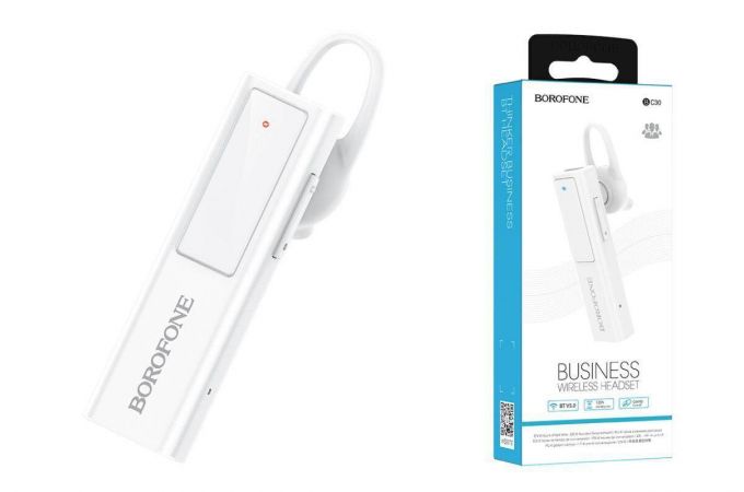 Bluetooth гарнитура BOROFONE BC30 (белый)