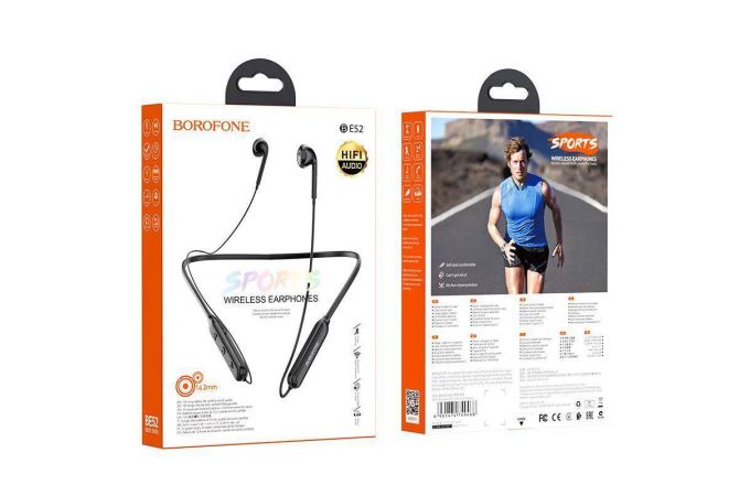 Наушники вакуумные беспроводные BOROFONE BE52 Rejoice wireless BT headset Bluetooth (черный)