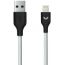 Кабель USB - Lightning Prime Line (7226) Apple 8-pin серебро нейлон