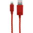 Кабель USB - Lightning Qumo (23597) Apple 8-pin MFI, 0.15м (красный)