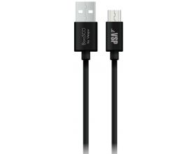 Кабель USB - MicroUSB BoraSCO (37339) (черный) 1м