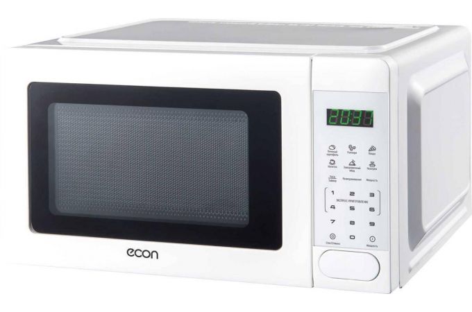 СВЧ печь ECON ECO-2065D белая 700Вт, 20л, сенсорное управление