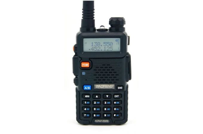 Рация Baofeng UV-5R двухдиапазонная UHF и VHF 5W, 128 каналов,  (400-520 +136-174 MHz) (LPD+PMR)