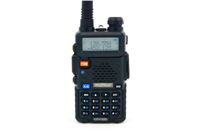 Рация Baofeng UV-5R двухдиапазонная UHF и VHF 5W, 128 каналов,  (400-520 +136-174 MHz) (LPD+PMR)