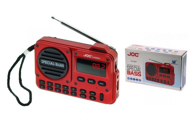 Радиоприемник JOC H456BT р/п (USB,Bluetooth)