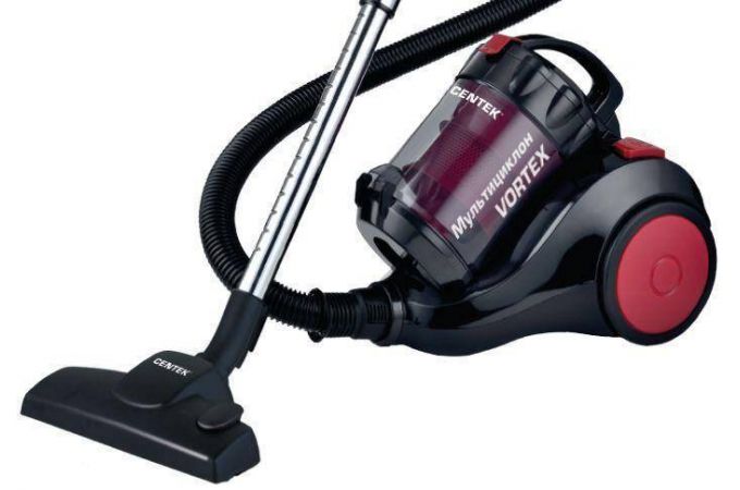 Пылесос CENTEK CT-2529 черно-красный повр.упак 2000 Вт, мультициклон