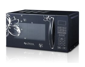 СВЧ печь CENTEK CT-1579 черная 700 Вт, 20 л, сенсор, рисунок-цветы