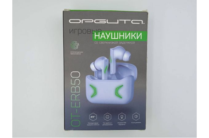 Наушники вакуумные беспроводные Орбита OT-ERB50  bluetooth (белый) (УЦЕНКА! МЯТАЯ УПАКОВКА)