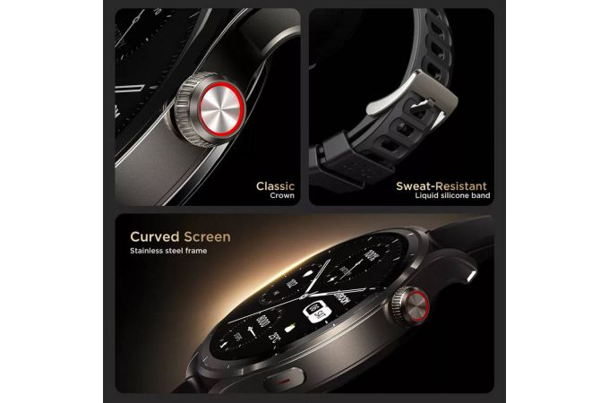 Смарт часы JoyRoom JR-FV1 Venture Series Smart Watch (Answer/Make Call) Sunset Grey