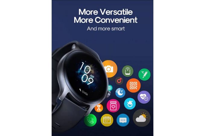 Смарт часы JoyRoom Classic Series JR-FC1 Smart Watch (Answer/Make Call) Dark Gray