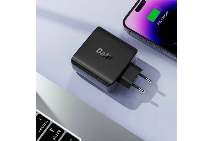 Сетевое зарядное устройство ACEFAST A94 PD100W GaN (3*USB-C+USB-A) (Черный)