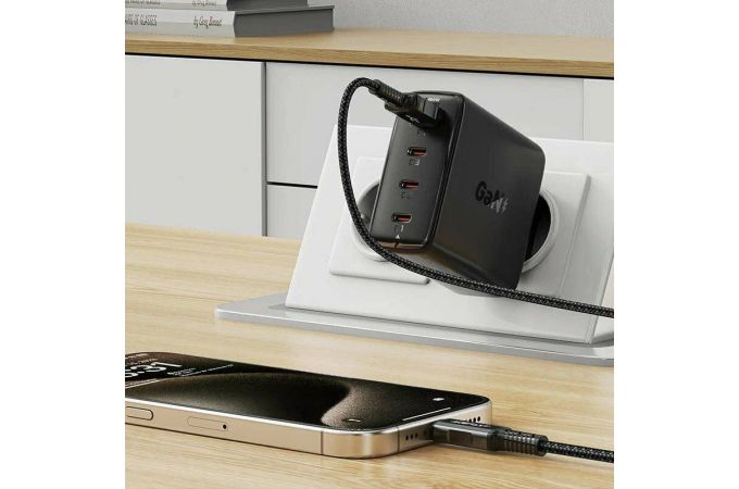 Сетевое зарядное устройство ACEFAST A94 PD100W GaN (3*USB-C+USB-A) (Черный)