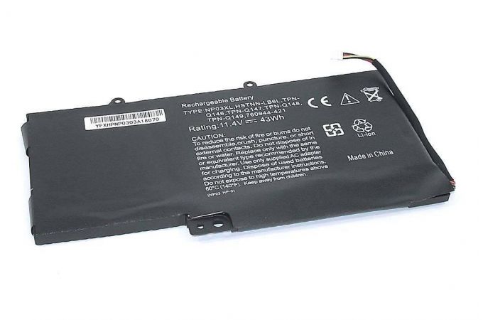 Аккумулятор NP03XL 11.4V 3750mAh