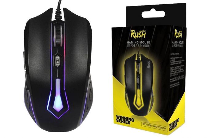 Мышь игровая проводная Smartbuy RUSH 712 (SBM-712G-K) (черный)