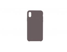 Чехол для iPhone ХS (5.8) Soft Touch (угольно-серый) 15
