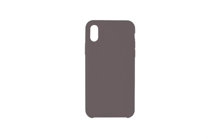 Чехол для iPhone ХS (5.8) Silicone Case Soft Touch (угольно-серый) 15
