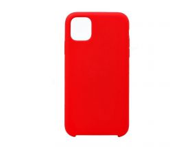 Чехол для iPhone 11 (6.1) Silicone Case Soft Touch открытый низ (ярко-красный) 14