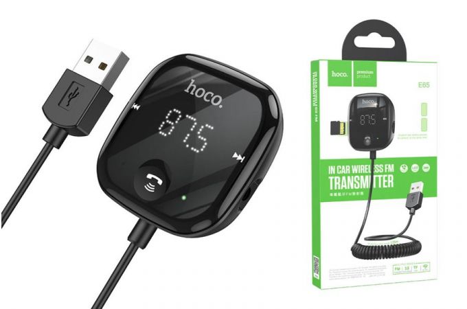 FM-Модулятор HOCO E65 Unity car BT FM transmitter