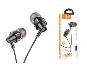 Наушники вакуумные проводные HOCO M90 Delight штекер Type-C (черный)