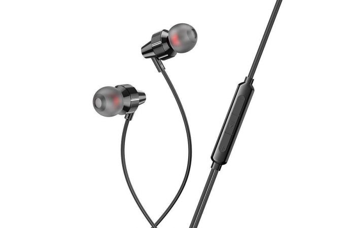 Наушники вакуумные проводные HOCO M90 Delight штекер Type-C (черный)