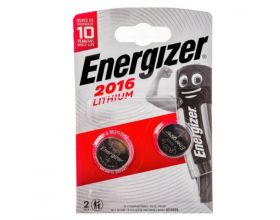 Батарейка литиевая Energizer Lithium CR2016 BL2 блистер цена за 2 шт