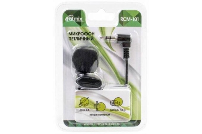 Микрофон-клипса для ПК Ritmix rcm-101