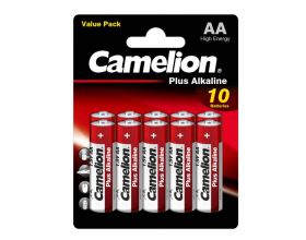 Батарейка алкалиновая Camelion LR6 AA /10BL  Plus Alkaline (цена за блистер 10 шт)