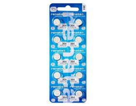 Батарейка литиевая Renata R364 (SR621SW) BL10 блистер цена за 10 шт (Швейцария)