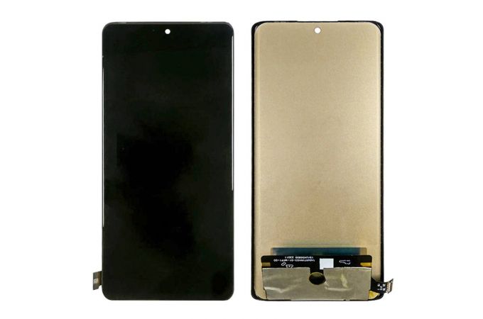 Дисплей для Infinix Zero 30 5G (X6731) в сборе с тачскрином + рамка (черный) орг