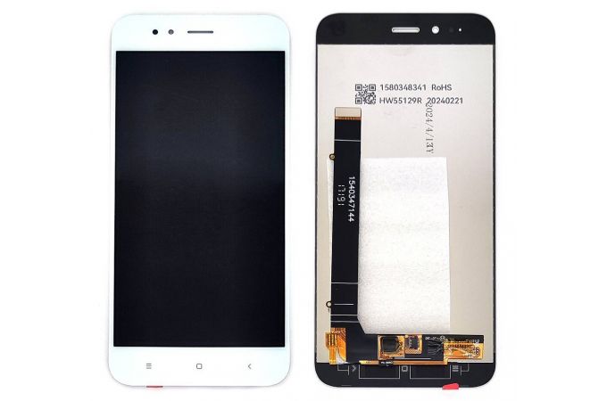 Дисплей для Xiaomi Mi A1/ Mi 5X в сборе с тачскрином (белый)