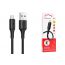 Кабель USB - MicroUSB BOROFONE BX47 2,4A (черный) 1м