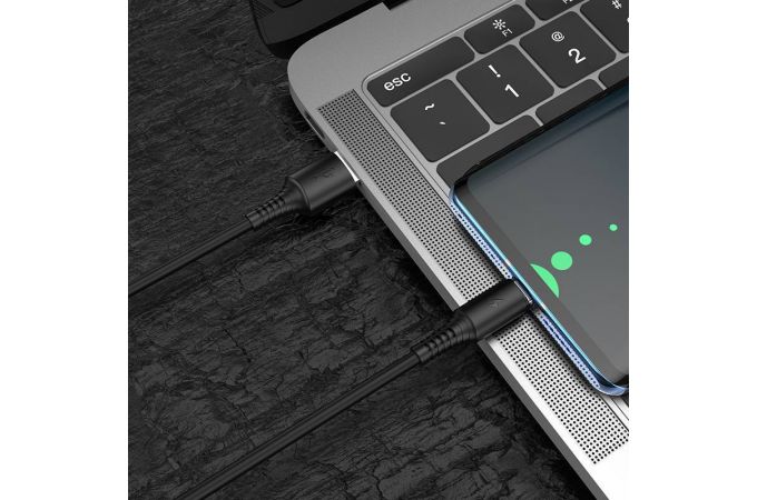 Кабель USB - MicroUSB BOROFONE BX47 2,4A (черный) 1м