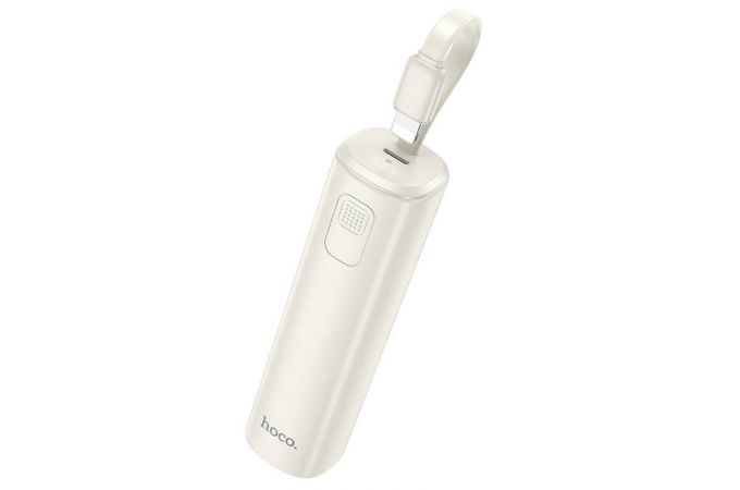 Универсальный дополнительный аккумулятор Power Bank HOCO J113 (5000 mAh) Lightning (белый)