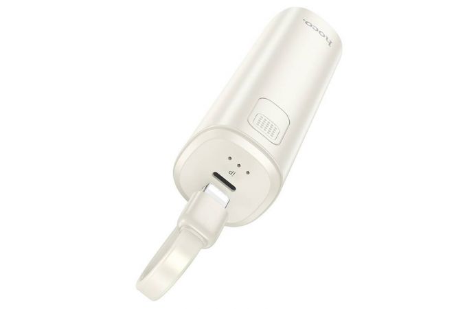 Универсальный дополнительный аккумулятор Power Bank HOCO J113 (5000 mAh) Lightning (белый)