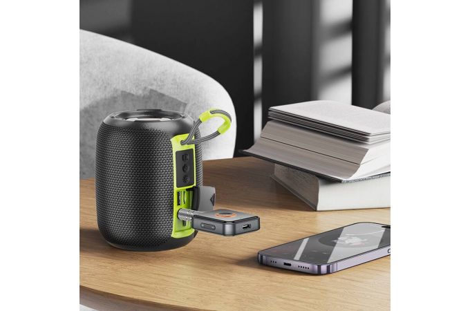 Bluetooth адаптер для автомагнитолы BOROFONE BC55 Suave AUX BT receiver черный