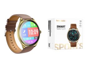 Смарт часы HOCO Y22 AMOLED Smart sports watch (золотистый)