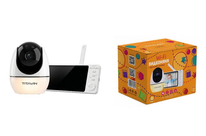 TITAVIN TI-BHC001 Видеоняня с монитором IP-WI-FI (1920*1080, 2Mpix, 3,6мм, пластик)