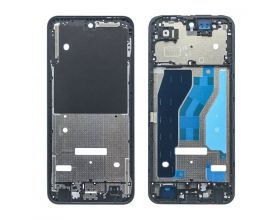 Средняя часть для Tecno Spark 40C (KM4k) (рамка дисплея) черный, с разбора