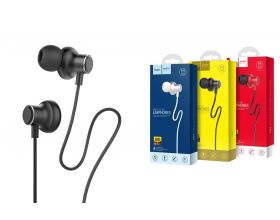 Наушники вакуумные проводные HOCO M44 Magic sound wired earphones with microphone (черный)