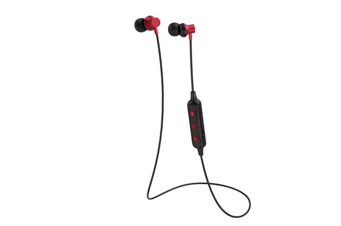 Наушники вакуумные беспроводные HOCO ES13 Plus exquisite sports earphonest Bluetooth (красный)