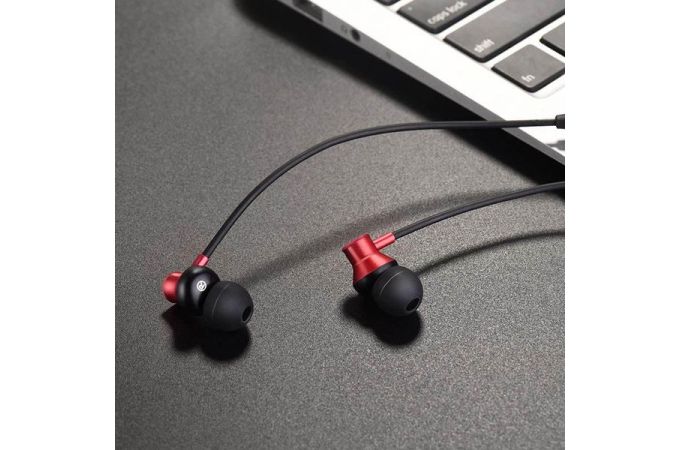 Наушники вакуумные беспроводные HOCO ES13 Plus exquisite sports earphonest Bluetooth (красный)