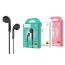 Наушники вакуумные проводные HOCO M39 Rhyme sound earphones with microphone (черный)