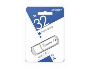 Флешка USB 2.0 Smartbuy 32GB Crown White (SB32GBCRW-W)