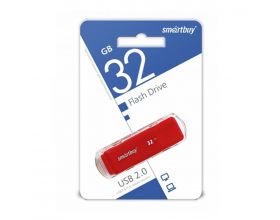 Флешка USB 2.0 Smartbuy 32GB Dock Red (SB32GBDK-R)