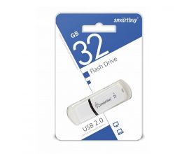 Флешка USB 2.0 Smartbuy 32GB Paean White (SB32GBPN-W)