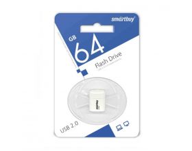 Флешка USB 2.0 Smartbuy 64GB LARA White (SB64GBLARA-W)