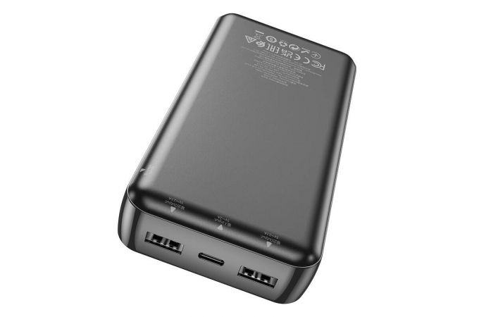 Универсальный дополнительный аккумулятор Power Bank HOCO J100A (20000 mAh) (черный)