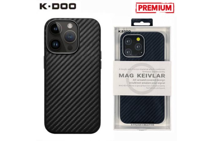 Чехол для телефона K-DOO MAG KEVLAR Magsafe new iphone 14 pro Max (6.7) Black